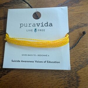 Pura Vida Sunshine Yellow Bracelet